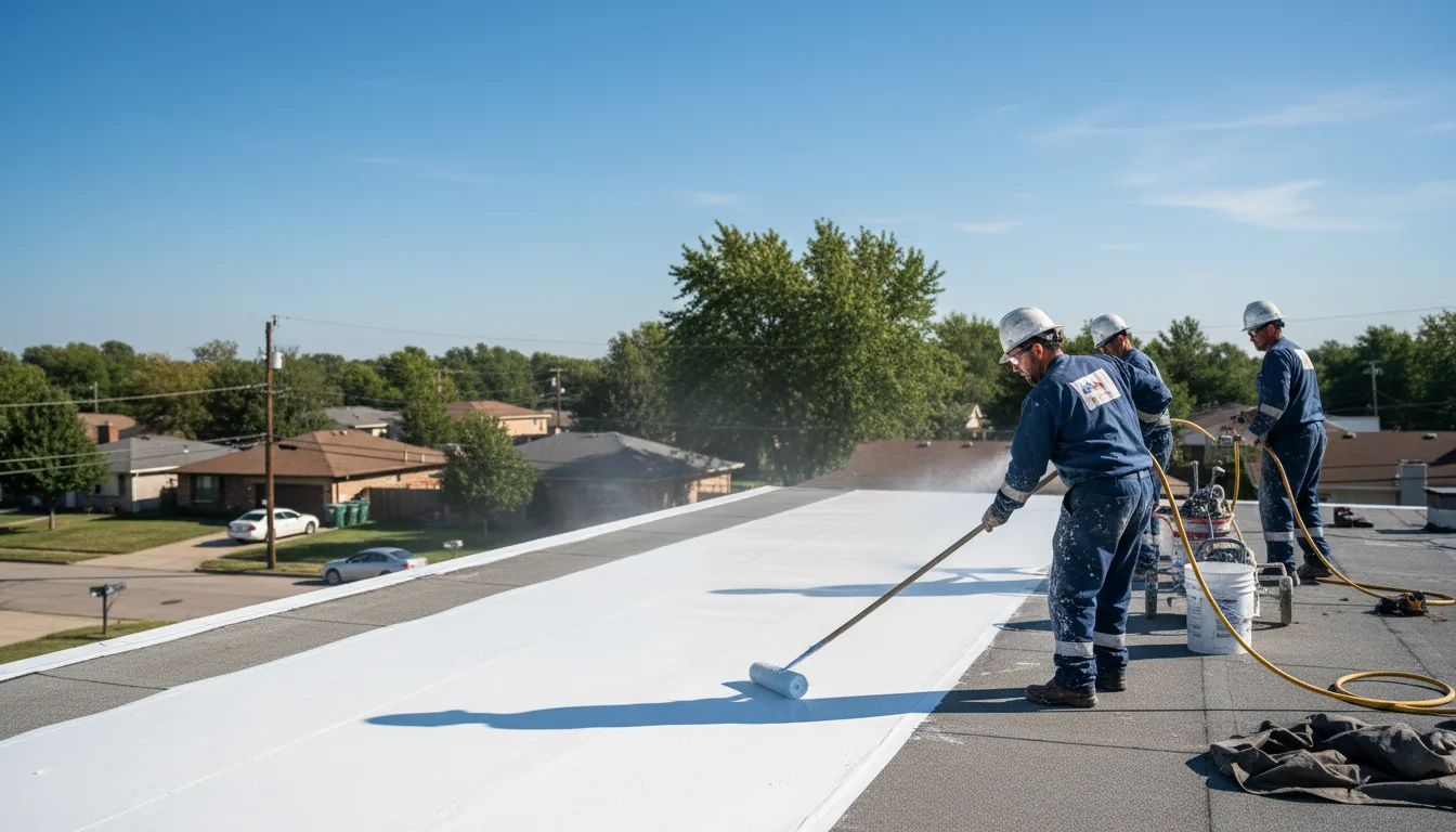 Commercial roof coating in Copiague, NY near me